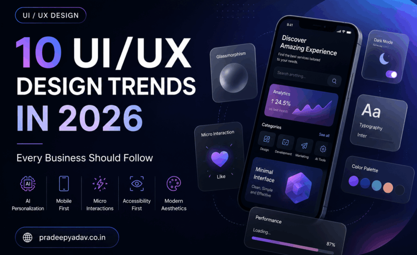 10 UI/UX Design Trends in 2026 Every Business Should Follow
